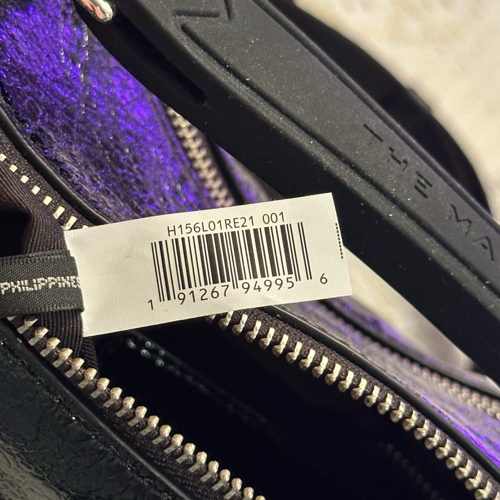 Marc Jacobs Soft Box 23 Black Leather Handbag w/2 STRAPS, 1 leather, 1 logo - Picture 9 of 13